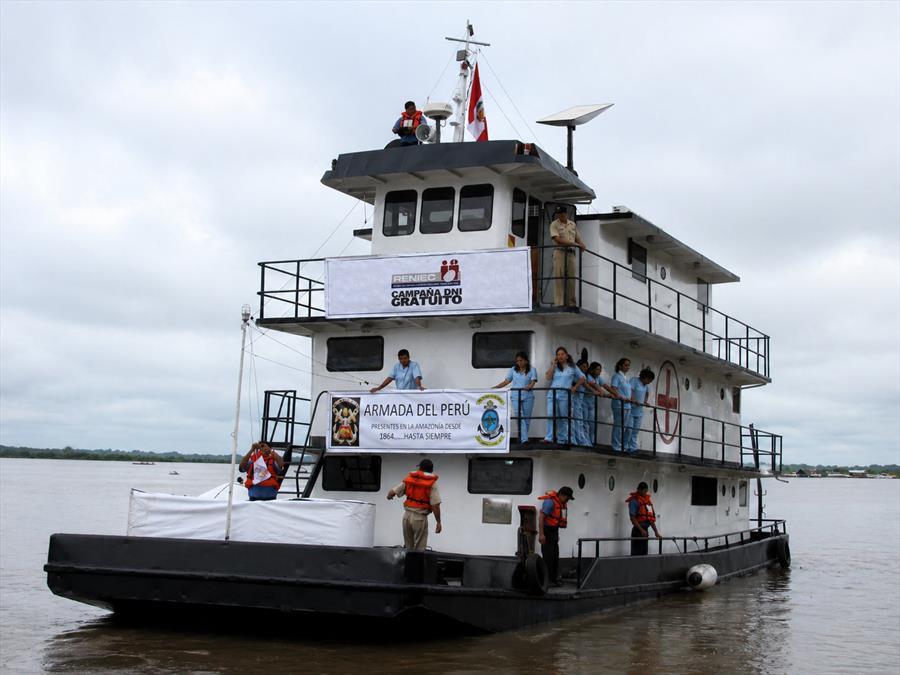 Operación SATNET en embarcación fluvial